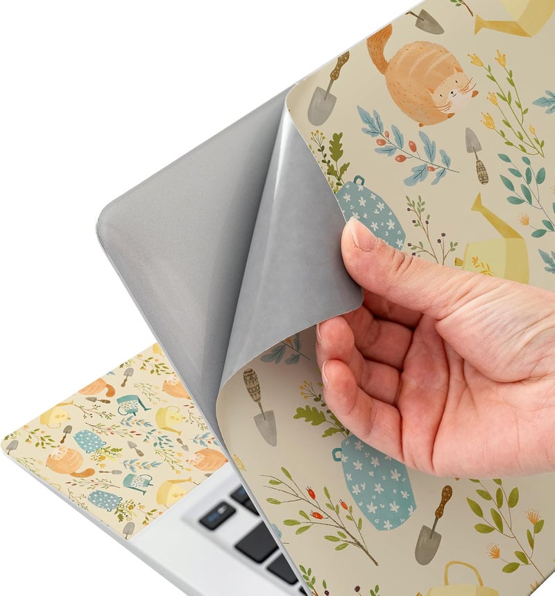 AORTDES Laptop Skin Sticker 12.1 13 13.3 14 15 15.6 Inches Netbook Sticker Decal Reusable Universal Notebook PC Art Personalized Protector by (AD-NEK-84 Ginger Cats) - Image 5